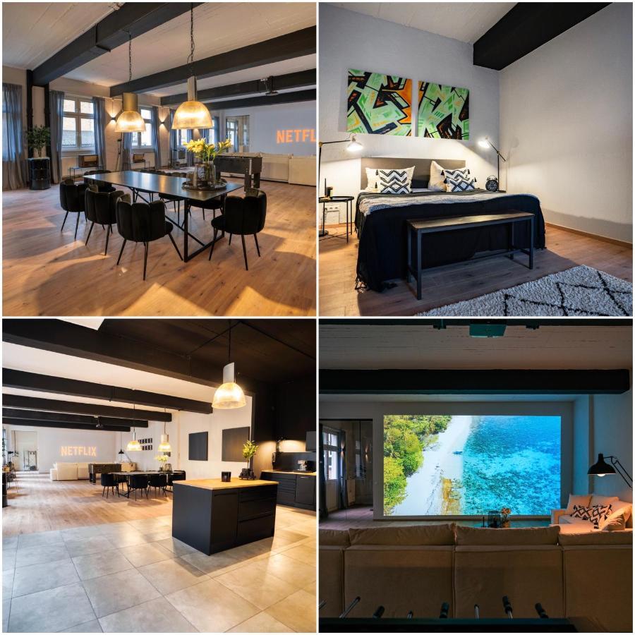 Design Loft - 200Qm2 - Heimkino - Bestlage - Parkplatz Wiesbaden Exterior photo